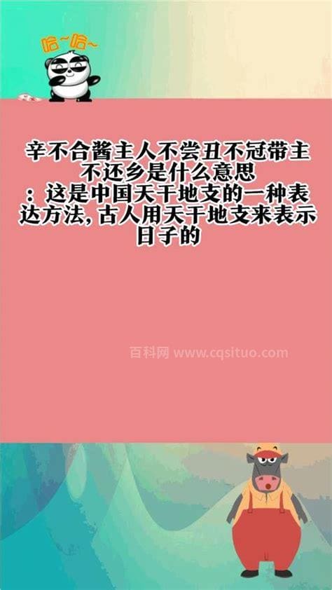 丑不冠带主不还乡是什么意思