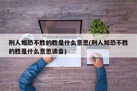 刑人如恐不胜的胜是什么意思