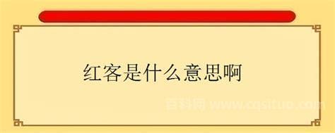 红客是什么意思啊