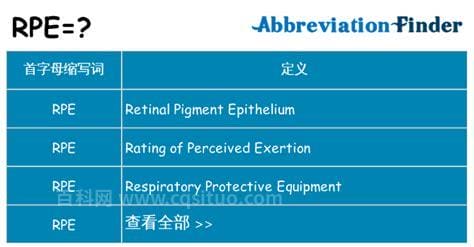 rpe是什么意思？