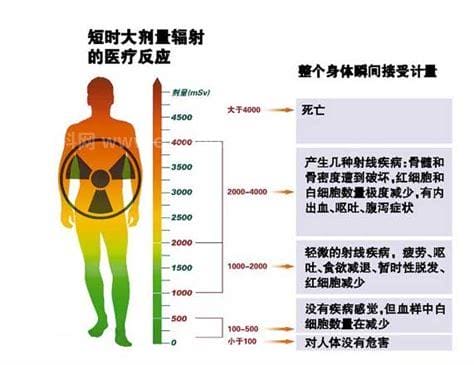 核辐射对人体有什么危害