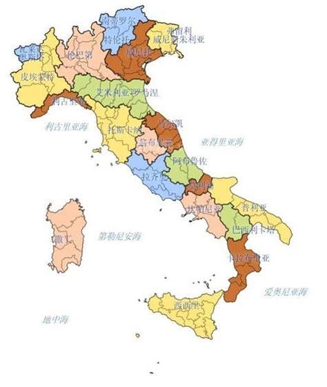 意大利面积相当于中国哪个省
