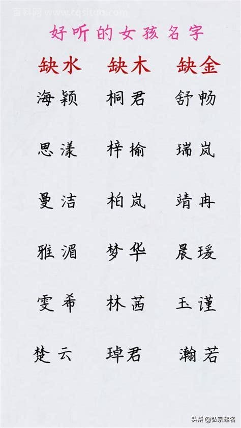 好听的女孩名字