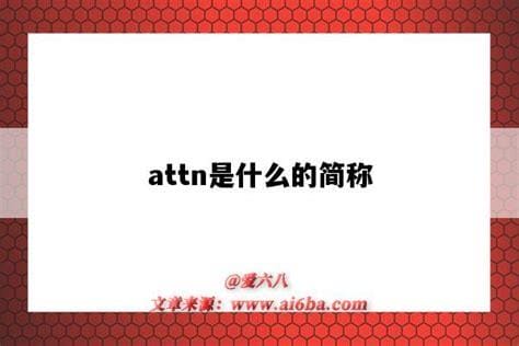 attn是什么的简称 attn是什么意思