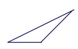 钝角三角形有几个角是钝角