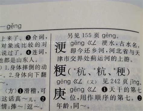 粳米读jing还是geng