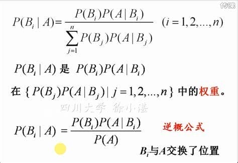 全概率公式和贝叶斯公式的区别