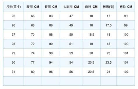 2尺3的腰围是多少厘米