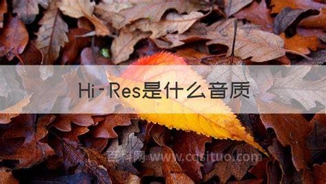 Hi-Res是什么音质