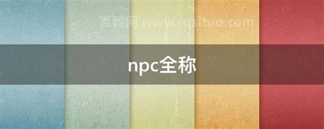 NPC全称是什么