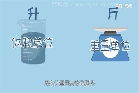 1斤水等于多少升