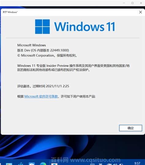 win11评估副本什么意思