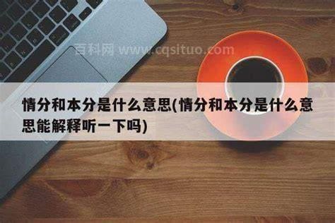 情分和情份是什么意思