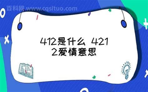 412是什么意思