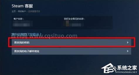 steam密码忘了怎么办