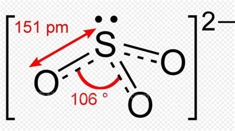 亚硫酸氢根的结构式