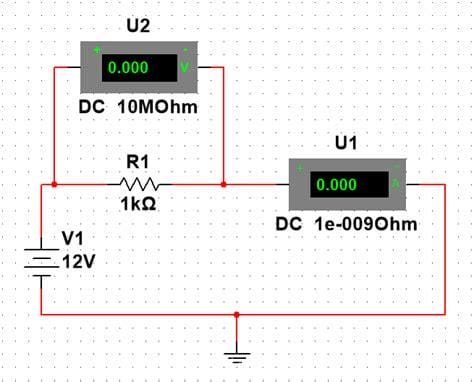 Multisim14怎么找电压表