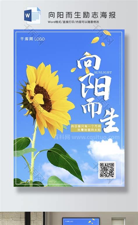 向春而生向阳而行什么意思