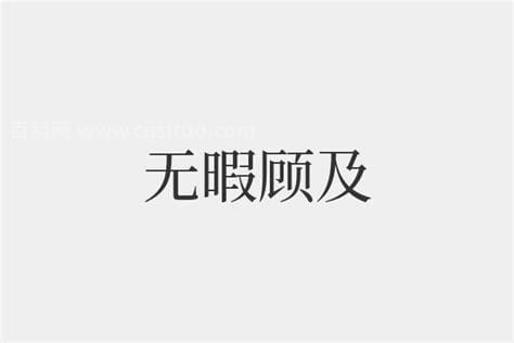 无暇什么意思啊