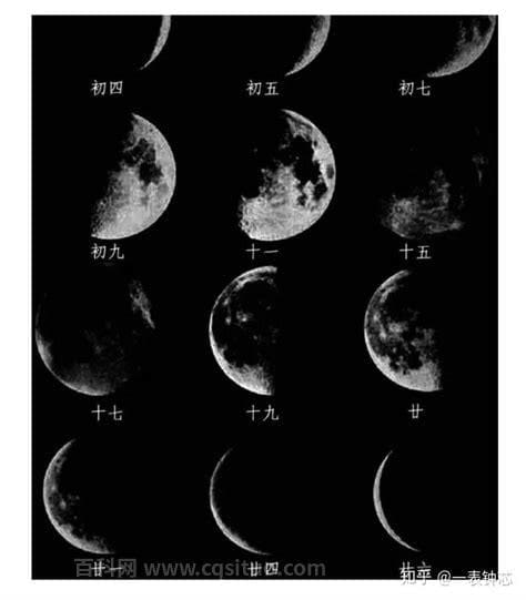 月相变化图介绍（月相变化各阶段解读）