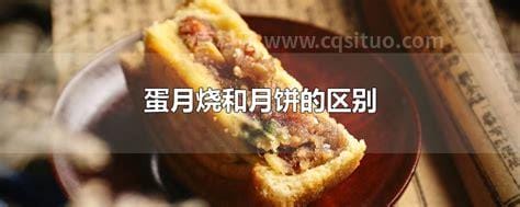 蛋月烧和月饼的区别