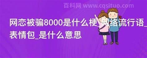 8000是什么梗 8000解释