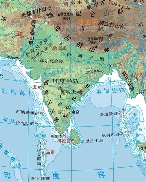 南亚有哪些国家 南亚的范围是哪些