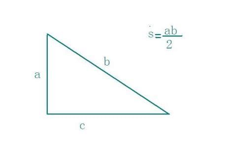 直角三角形的面积公式 你知道吗