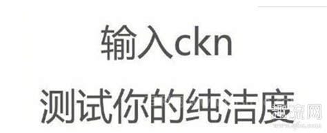 ckn是啥意思 ckn指什么