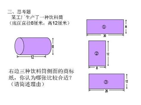 圆柱的面积公式 了解了解