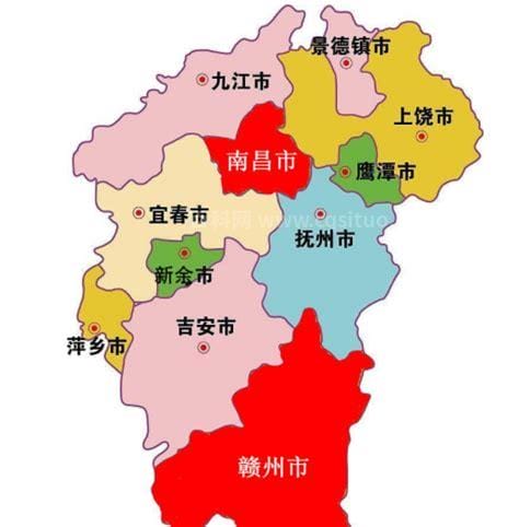 江西省有几个地级市？ 江西省地级市名单有哪些