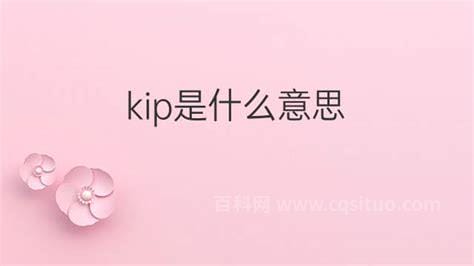 kip是什么意思 kip具体是什么意思