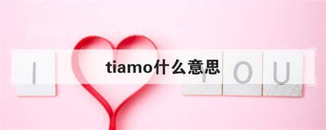 tiamo是什么意思哪国语言，意大利语我爱你的意思