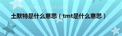 tmt是什么意思