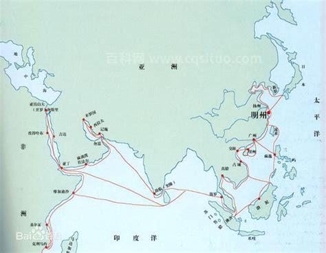 海上丝绸之路途经之地的是什么市