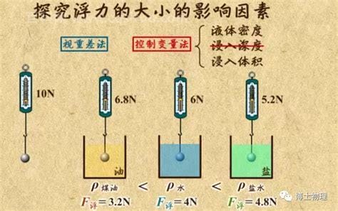 浮力与哪些因素有关