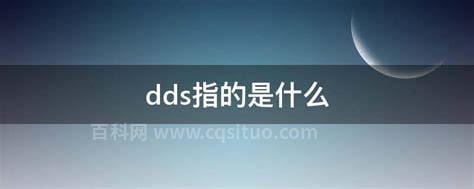 dds指的是什么