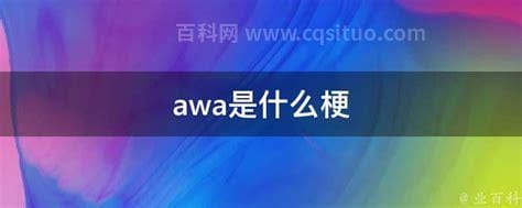 awa是什么梗