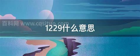 1229什么意思