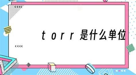 torr是什么单位