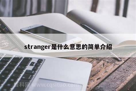 stranger什么意思