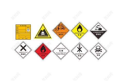 化学品安全标签警示词