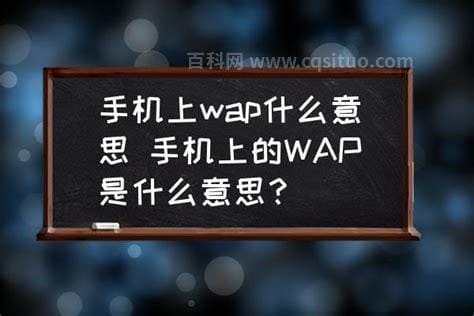 WAP是什么意思