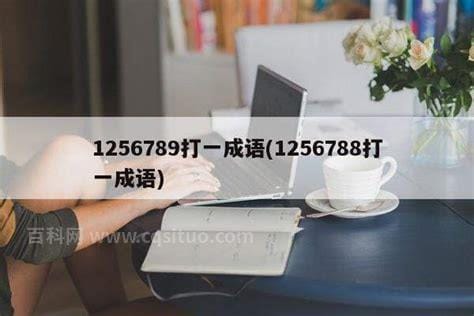 1256789打一成语