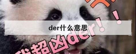 der是什么意思