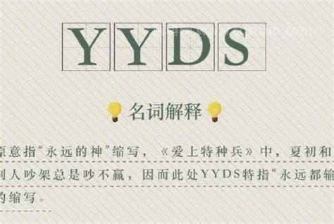 yyds还有什么其他意思