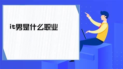 it男是什么职业