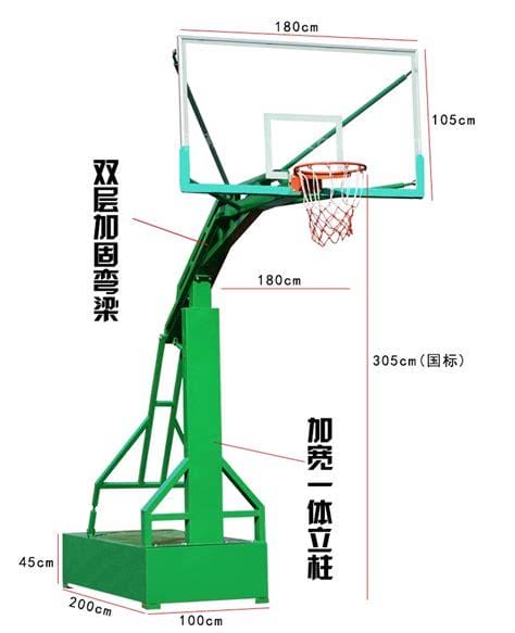 篮球架的标准高度是多少