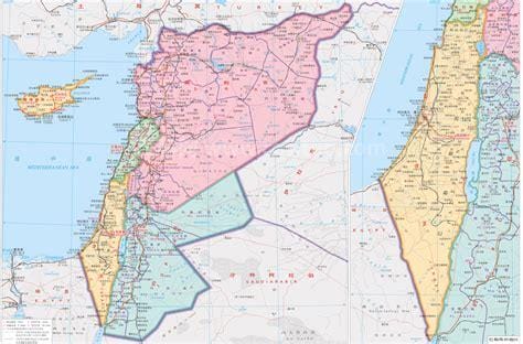 以色列在世界地图的哪个位置