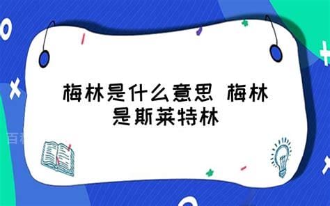 梅林是什么意思